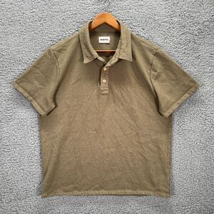 Taylor Stitch Heavy Bag Polo - Olive - size 44